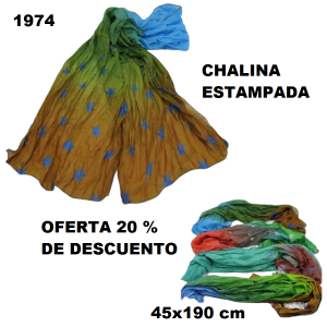 0 1974 CHALINA C 20% DESC POR DOCENA A