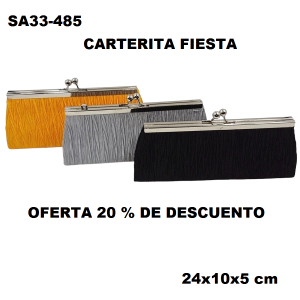 ZF SA33-485 CARTERITA FIESTA TELA G 20 % DESCUENTO-PhotoRoom