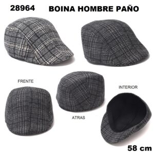 28964 Boina hombre cuadrille 58cm