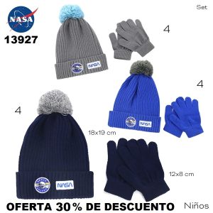 13927B Set Guantes y Gorro Nasa