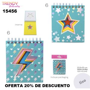 15456 Cuaderno Stationary Trendy