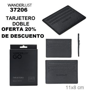 37206 Tarjtero GO clasico con fichero en ambos lados