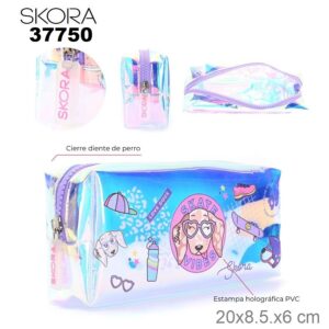 37750 Cartuchera rectangular 1 cierre Think Happy Pets sachidog