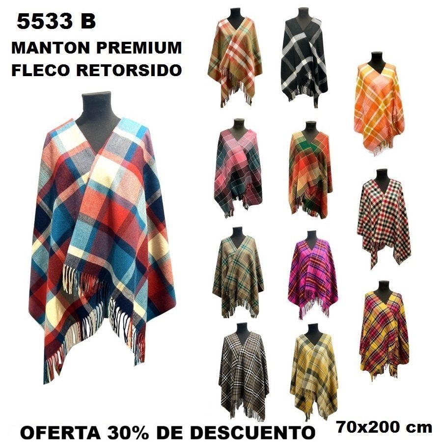 5533 B MANTON FLECO RETORCIDO PREMIUM