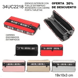 34UC2218 fichero doble cierre engomado con bolsillo pufer