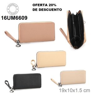 16UM6609 BILLETERA FICHERO 1 CIERRE