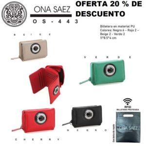 OS443 BILLETERA ONA SAEZ