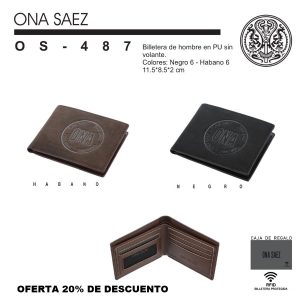 OS487 BILLETERA HOMBRE ONA SAEZ