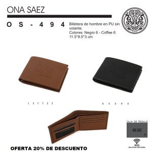 OS494 BILLETERA HOMBRE ONA SAEZ