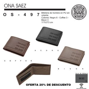 OS497 BILLETERA HOMBRE ONA SAEZ
