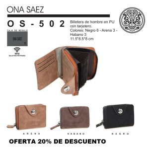OS502 BILLETERA HOMBRE ONA SAEZ