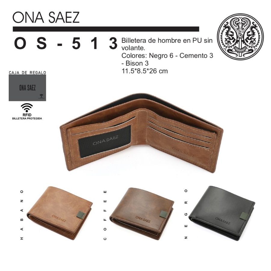 OS513 BILLETERA HOMBRE ONA SAEZ