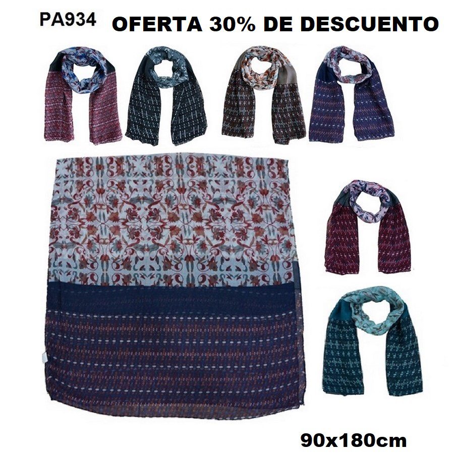 PA934 PASHMINA ESTAMP. MOSAICO