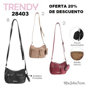 28403 Cartera C/Monedero Trendy