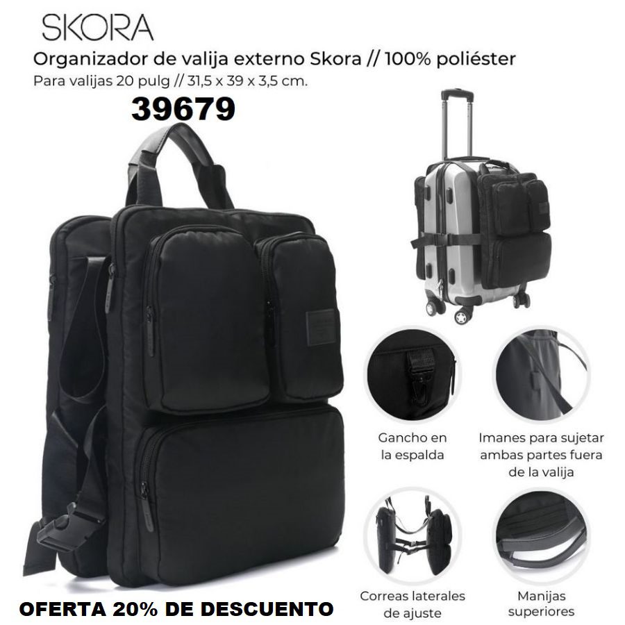 39679 Organizador para valijas Skora