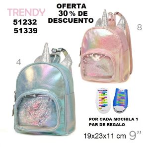 51232 - 51339 - Mochila Infantil Trendy