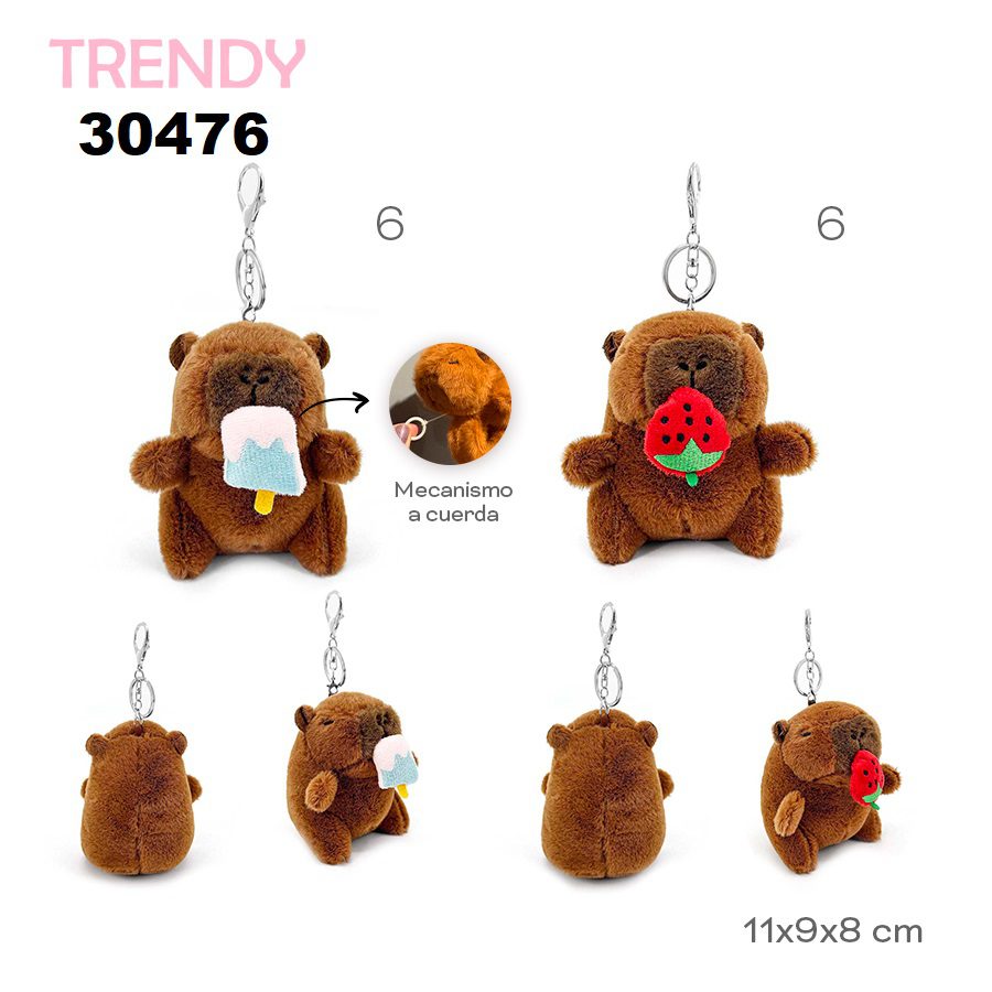30476 Llavero Peluche Trendy