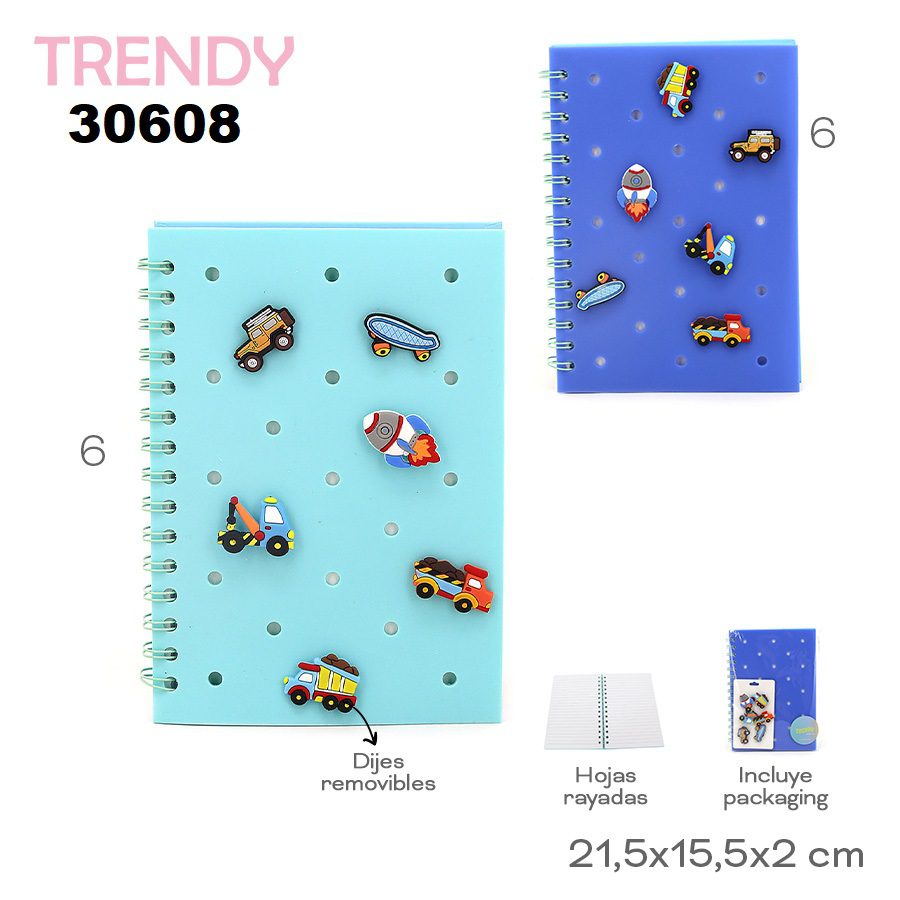 30608 Cuaderno Trendy