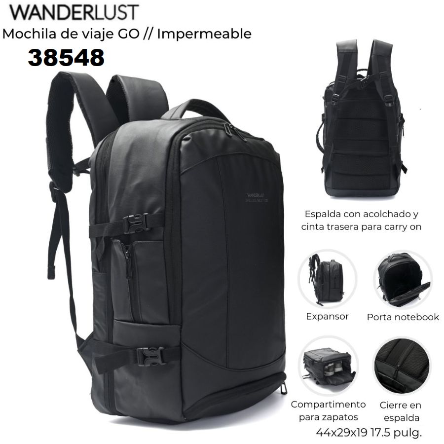 38548 Mochila de viaje Go
