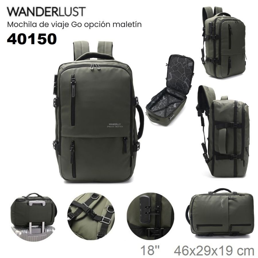 40150 Mochila de viaje Go
