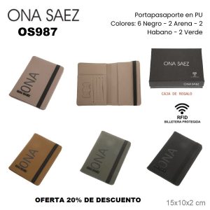 OS987 PORTA PASAPORTE