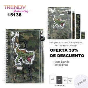 15138 - Set Trendy Stationery