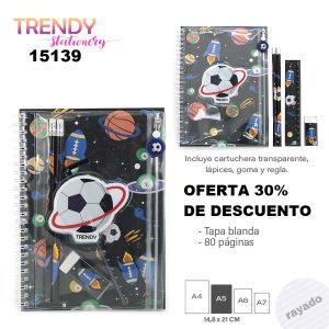 15139 - Set Trendy Stationery