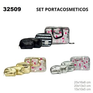 32509 SET PORTACOSMETICOS
