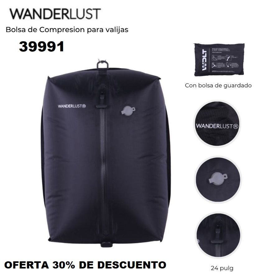 39991 Bolsa de Compresion para valijas de 24 pulg