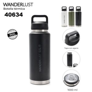 40634 Botella termica con tapa 1000 ml