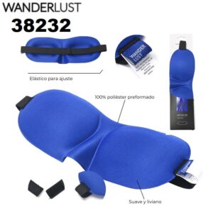 38232 Antifaz para dormir preformado Wanderlust