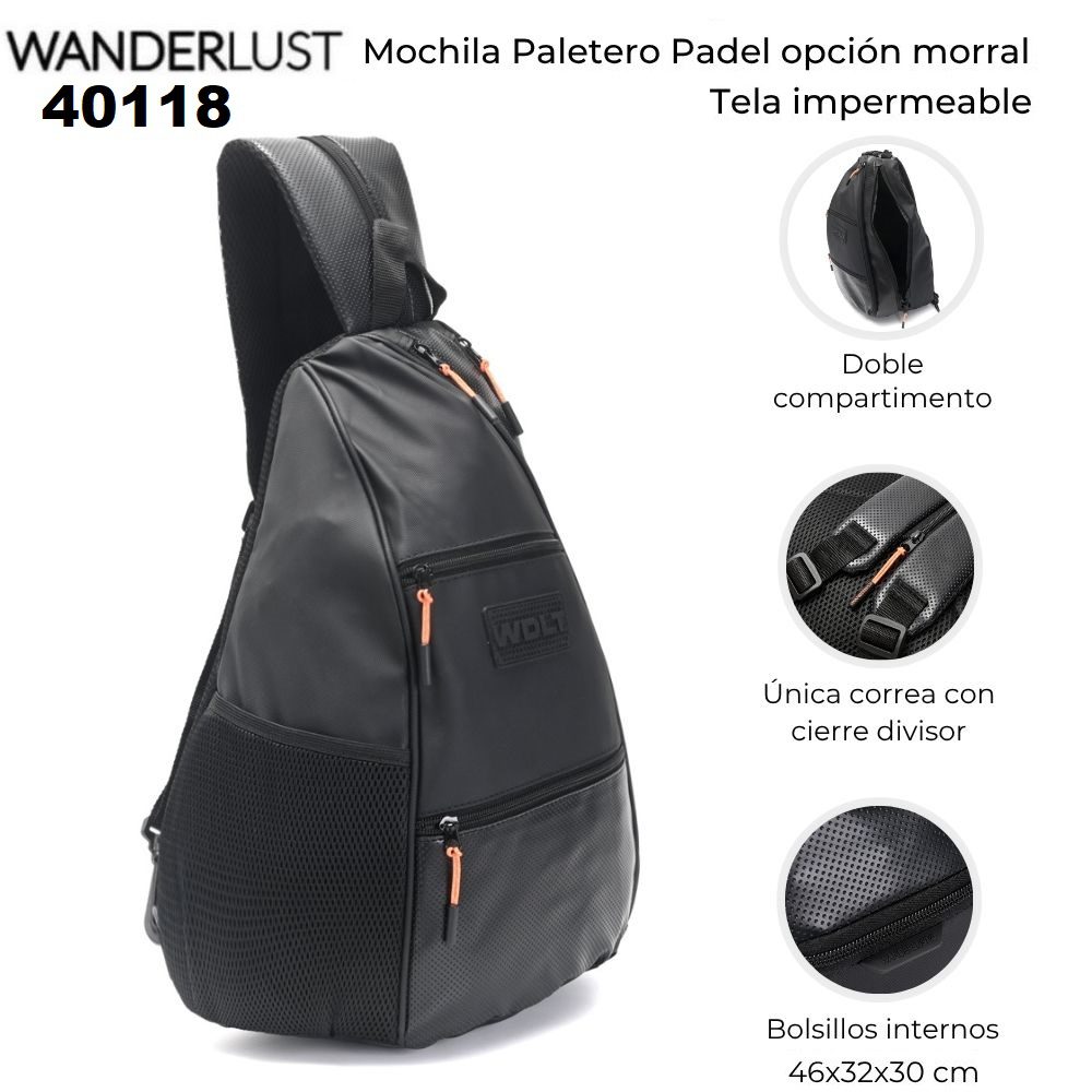 40118 Mochila paletero Paddel opción morral.