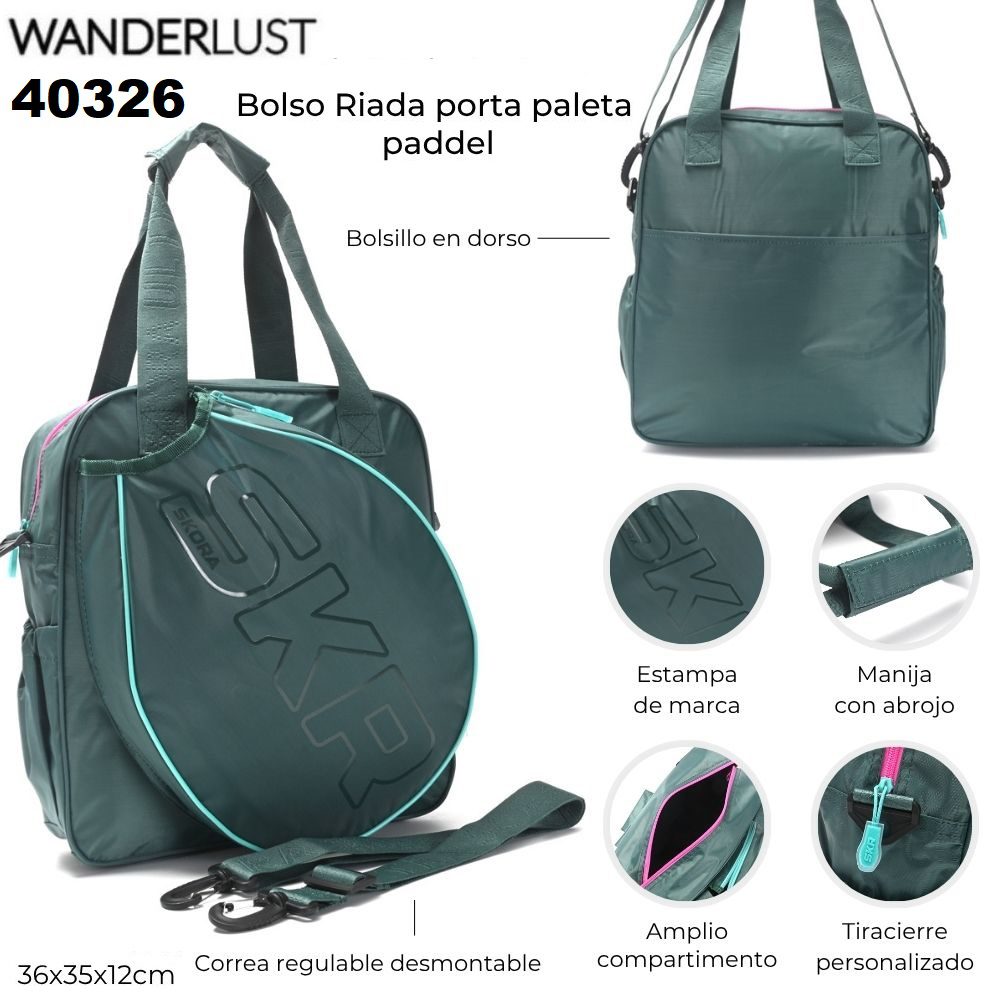 40326 Bolso Riada porta paleta paddel