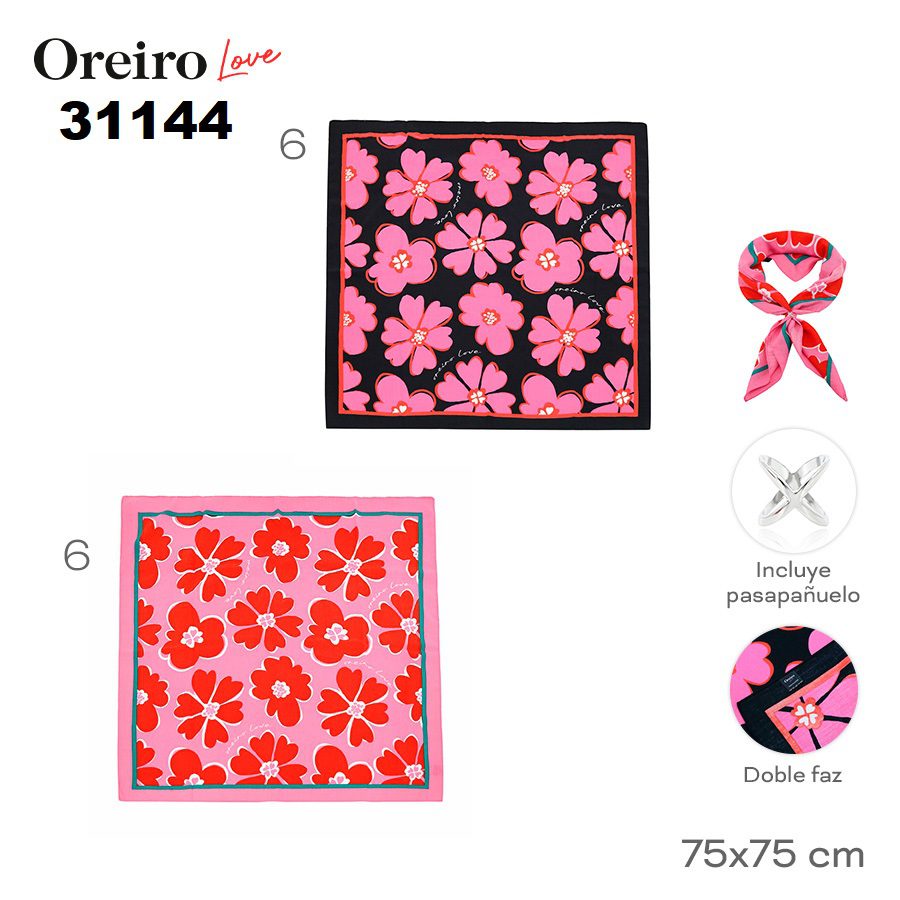 31144 Pañuelo Seda Oreiro
