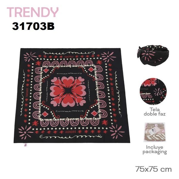 31703 Pañuelo Seda Trendy - Imagen 2