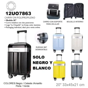 12UO7863 VALIJA CARRY ON