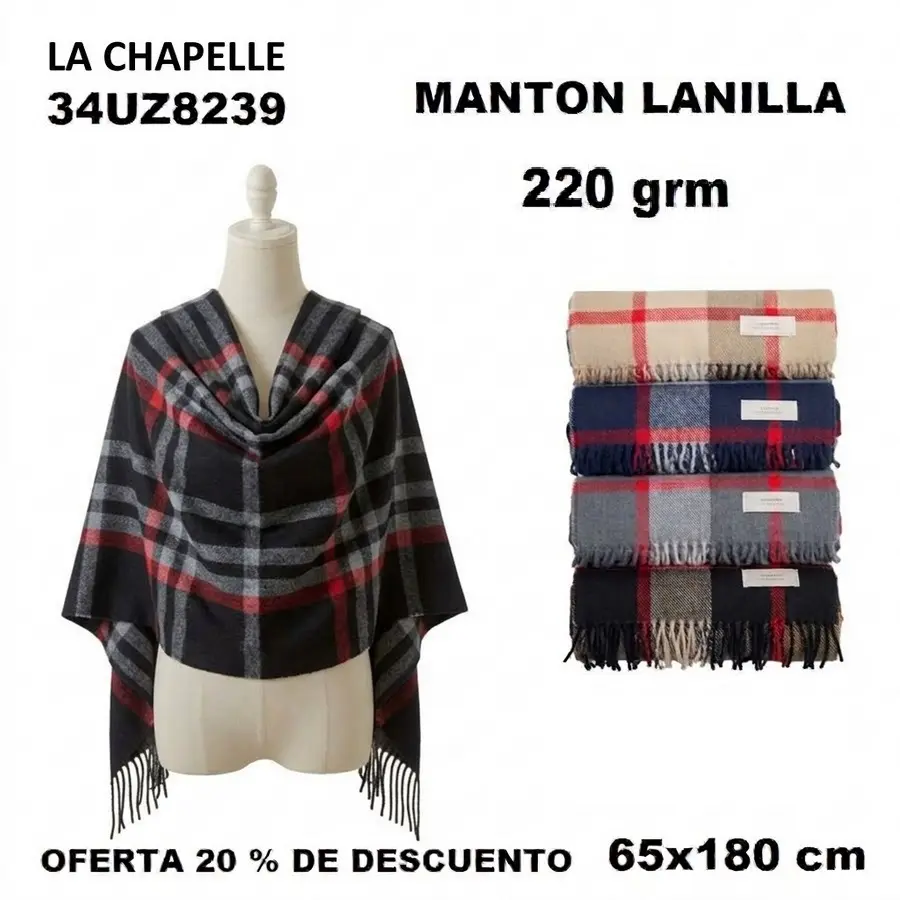 34UZ8239 PASHMINA ESTAMP. 220 grm