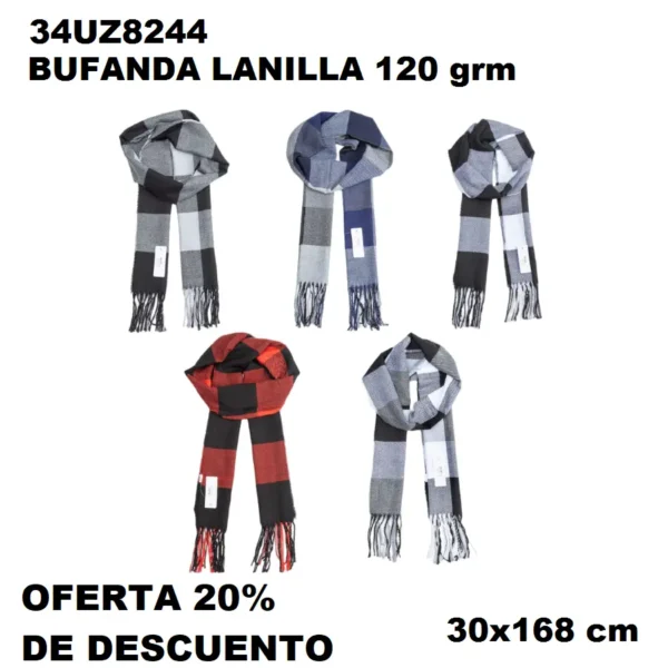 34UZ8244 BUFANDAS ESTAMP. 120 grm - Imagen 2