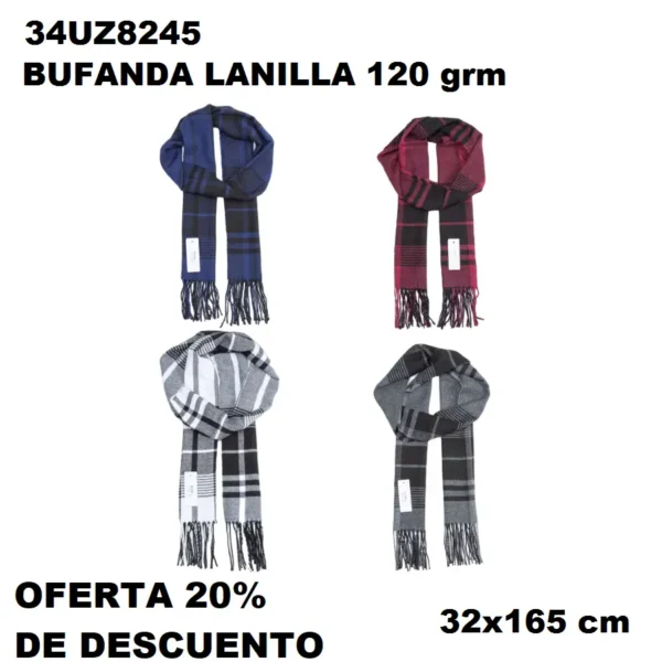 34UZ8245 BUFANDA ESTAMP. 120 grm - Imagen 2