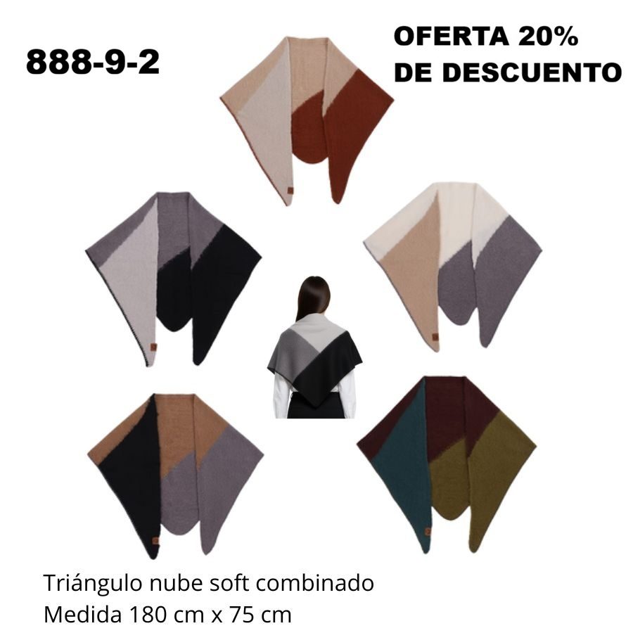 888-9-2 TRAINGULO NUBE SOFT COMBINADO