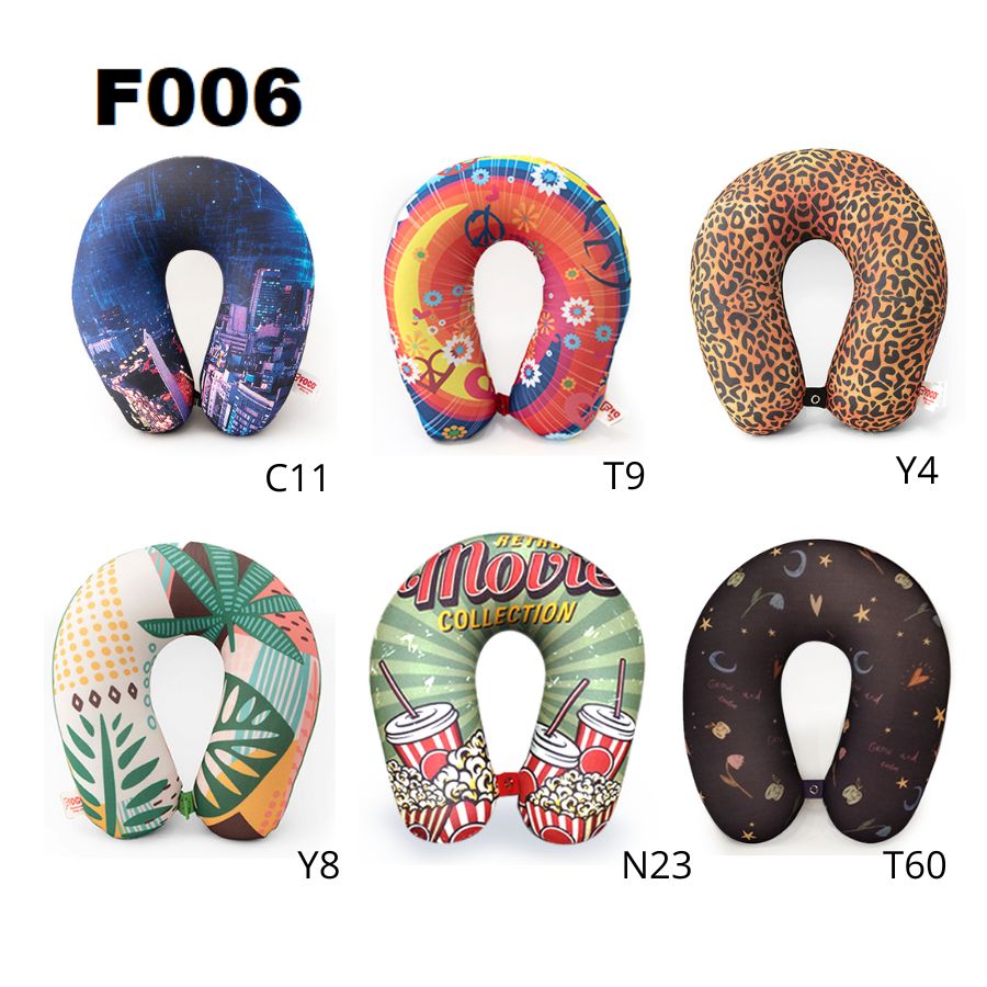 F006 ALMOHADA DE VIAJE ESTAMPADA