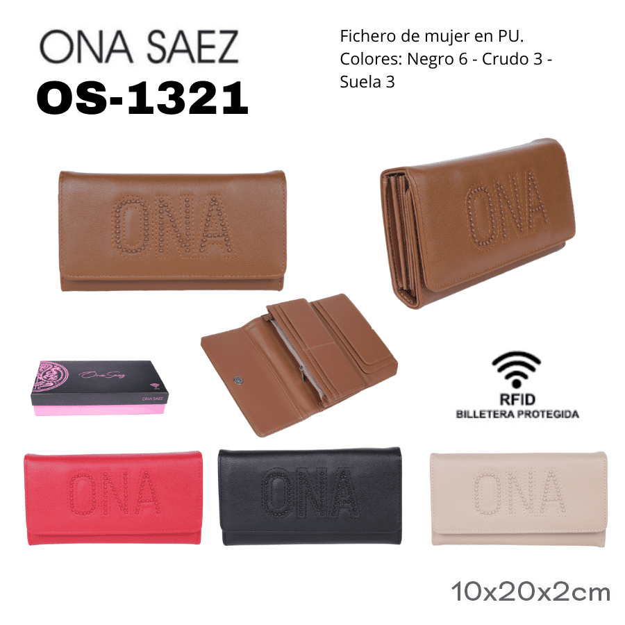 OS1321 BILLETERA DE MUJER ONA SAEZ