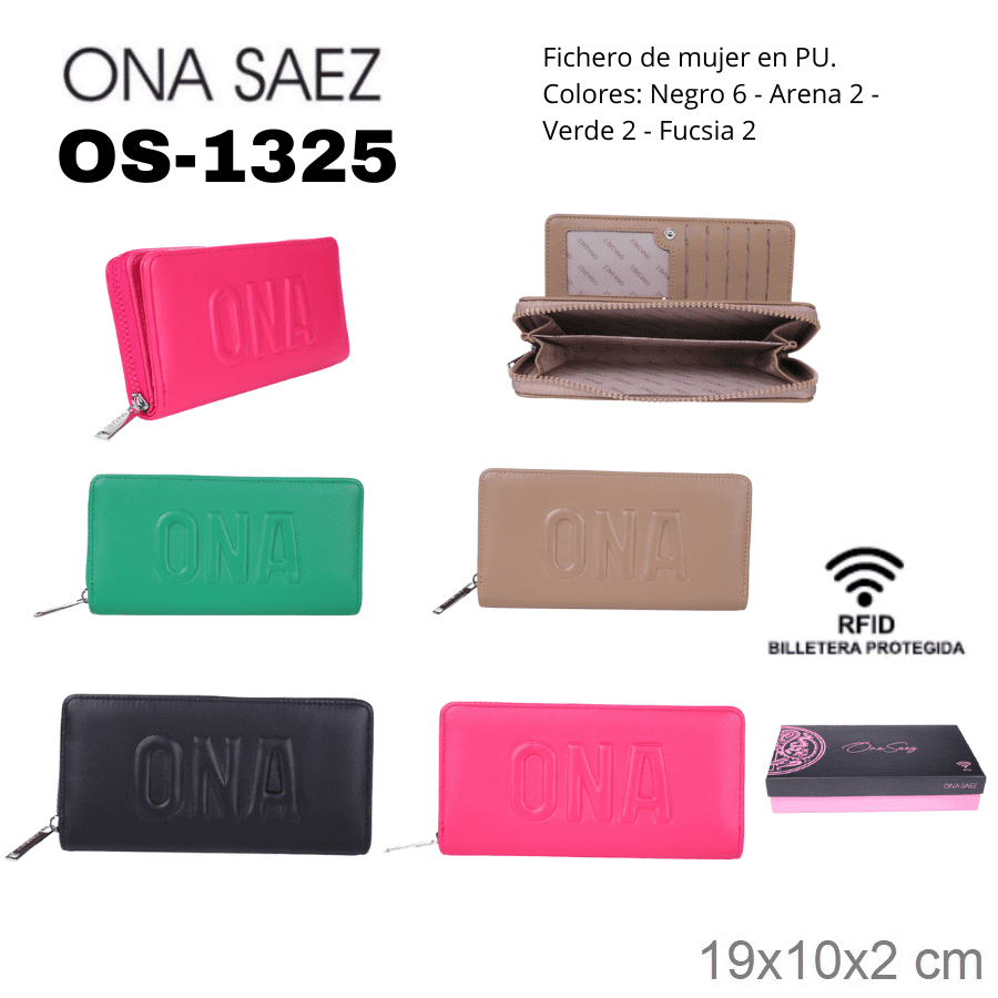 OS1325 BILLETERA DE MUJER ONA SAEZ