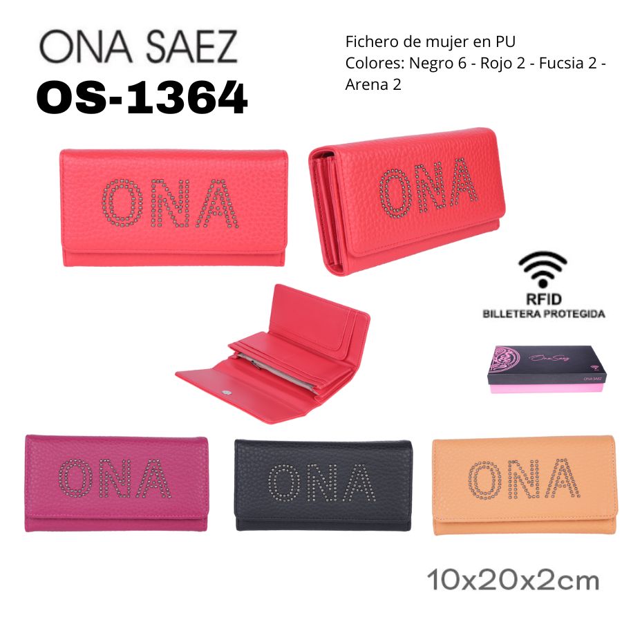 OS1364 BILLETERA DE MUJER ONA SAEZ