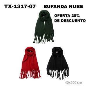 TX-1317-07 BUFANDA NUBE 40x200 cm