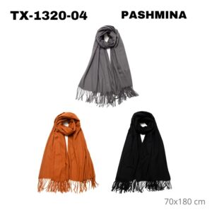 TX-1320-04 PASHMINA TIPO CASHMIRE 70x180 cm