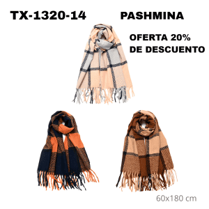 TX-1320-14 PASHMINA  60x180 cm