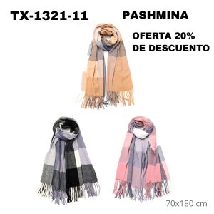 TX-1321-11 PASHMINA  70x180cm