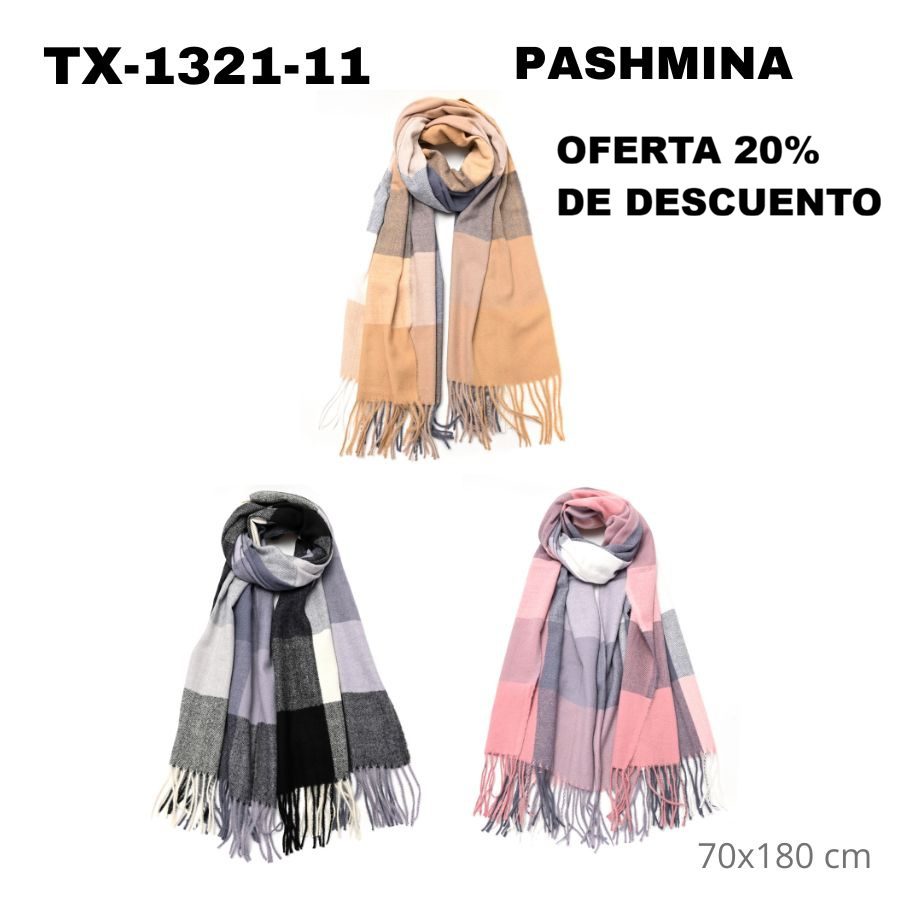 TX-1321-11 PASHMINA 70x180cm