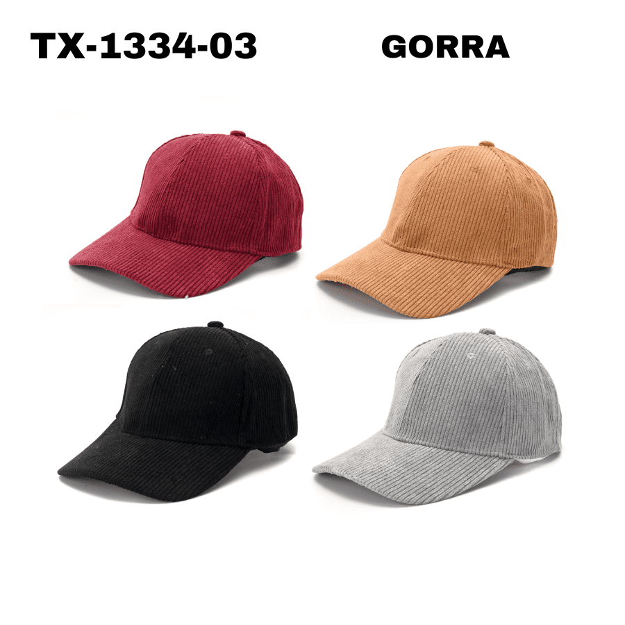 TX-1334-03 Gorra Corderoy